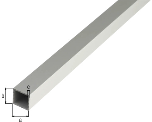 Aluminium Vierkantrohr im Detail