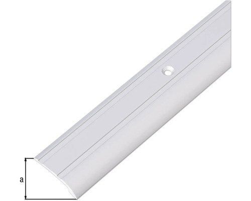 Treppenkantenprofil aus Kunststoff mit Schraubloch