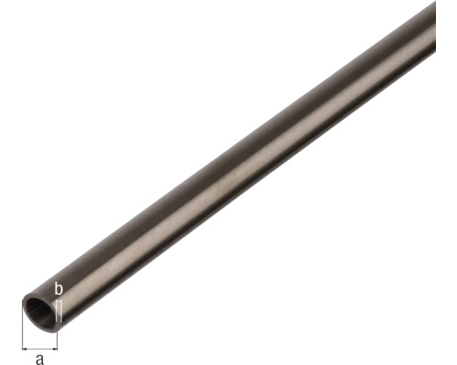 Metallrohr mit Durchmesserangabe