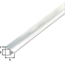Aluminium T-Profil mit Maßangaben