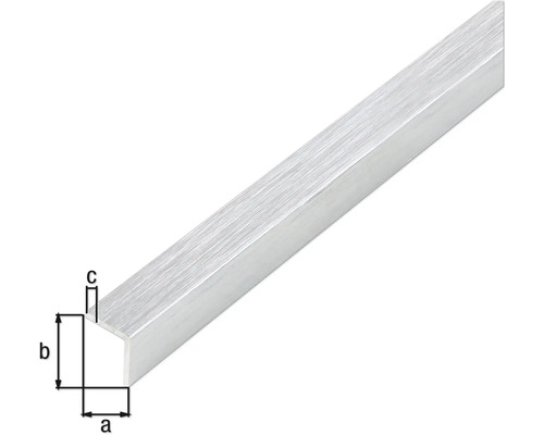 Aluminium U-Profil mit Maßangaben