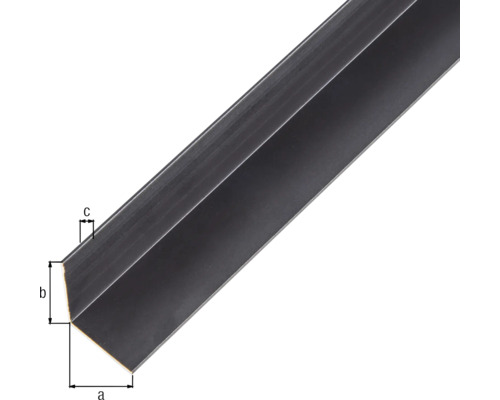 Kunststoff Winkelprofil mit Maßangaben