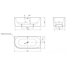 Freistehender Whirlpool Ottofond Afinar Corner 80x180x60 cm inke Ecke abgerundet Silentsystem weiß glänzend glatt-thumb-3 Freistehender Whirlpool Ottofond Afinar Corner 80x180x60 cm inke Ecke abgerundet Silentsystem weiß glänzend glatt-thumb-3