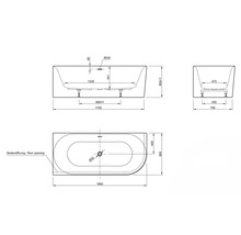 Freistehender Whirlpool Ottofond Afinar Corner 80x180x60 cm rechte Ecke abgerundet mit Lichtsystem weiß glänzend glatt-thumb-3 Freistehender Whirlpool Ottofond Afinar Corner 80x180x60 cm rechte Ecke abgerundet mit Lichtsystem weiß glänzend glatt-thumb-3