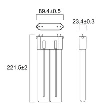 LED-Lampe T38 2 / 20 W ( 36 W ) weiß 2450 lm 4000 K neutralweiß-thumb-3 LED-Lampe T38 2 / 20 W ( 36 W ) weiß 2450 lm 4000 K neutralweiß-thumb-3