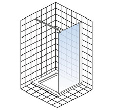 Raumdusche Schulte ExpressPlus Alexa Style 2.0 900x2000 mm Echtglas Klar hell kupfer mit schmutzabweisende Glasbeschichtung-thumb-3 Raumdusche Schulte ExpressPlus Alexa Style 2.0 900x2000 mm Echtglas Klar hell kupfer mit schmutzabweisende Glasbeschichtung-thumb-3