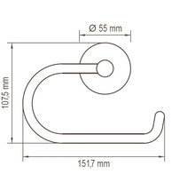 Toilettenpapierhalter Lenz Vida ohne Deckel chrom-thumb-5 Toilettenpapierhalter Lenz Vida ohne Deckel chrom-thumb-5