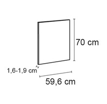 Geschirrspülerblende Optifit Bengt weiß 59,6x70x1,6 cm-thumb-2 Geschirrspülerblende Optifit Bengt weiß 59,6x70x1,6 cm-thumb-2