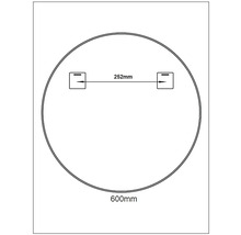 Rahmenspiegel Cordia ROUND LINE MIRROR rund 60x60 cm mit Alurahmen grün-thumb-2 Rahmenspiegel Cordia ROUND LINE MIRROR rund 60x60 cm mit Alurahmen grün-thumb-2