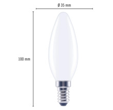 Kerzenlampe mit den Maßen 35 mal 100 Millimeter