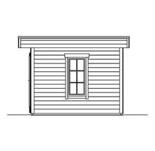 Holzgartenhaus mit Fenster