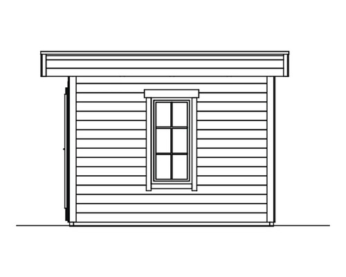 Holzgartenhaus mit Fenster