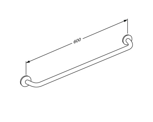 Haltegriff, 600 mm