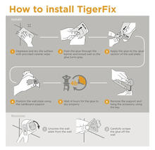 Anleitung zur Anbringung von TigerFix Klebemontage