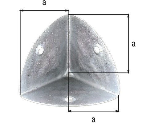 Eckschutzwinkel mit Abmessung a
