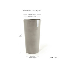 Amsterdam Extra High 90 Pflanzgefäß, 90 cm hoch