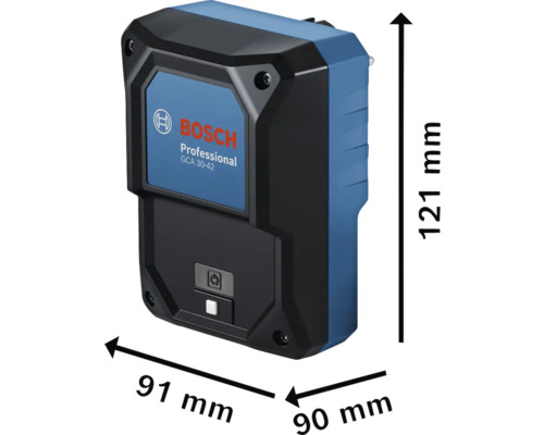 Bosch GCA 30-42 Adapter mit den Maßen 91 mm x 90 mm x 121 mm