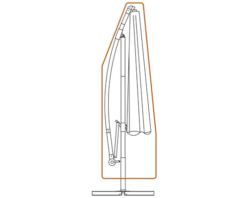 Schutzhülle für einen Sonnenschirm