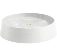 Weißer Christbaumständer aus Kunststoff