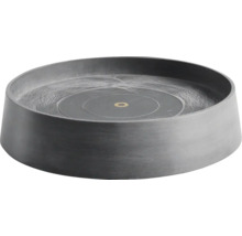 Grauer Pflanzenuntersetzer