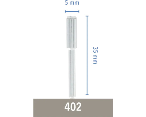 Schleifstift 5 mm Durchmesser und 35 mm Länge