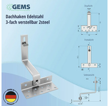 Dachhaken GEMS 180 mm-thumb-3