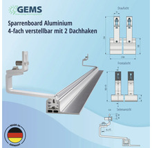 Dachhaken Sparrenboard GEMS 234 mm-thumb-4