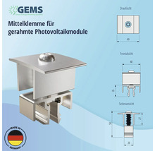 Mittelklemme GEMS 50 mm-thumb-4