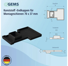 Endkappe für Montageschiene GEMS 30 mm-thumb-5