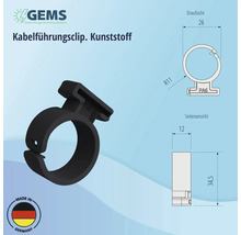 Kabelführungsclip GEMS 12 mm-thumb-5