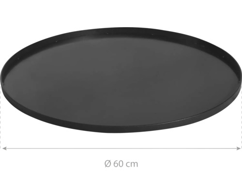Runde Servierplatte mit einem Durchmesser von 60 cm