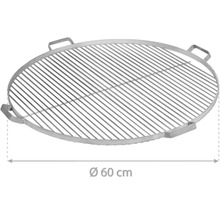 Grillrost aus Metall, rund, Durchmesser 60 cm