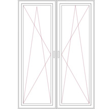 Skizze einer zweiflügeligen Tür