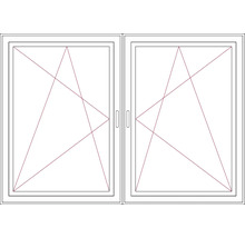 Doppelfenster mit Sprossen